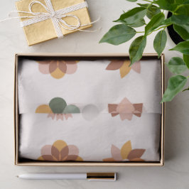 Papel De Seda Boho Blocks Floral