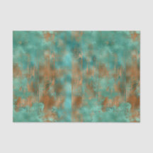 Boho Blue Teal Copper Patina