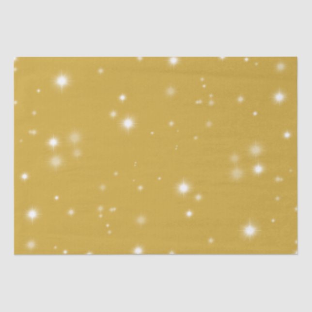 Papel De Seda Boho Dourado Starlight (Frente )