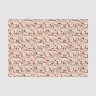 Papel De Seda Boho fall terracotta blush burgundy aniversário de
