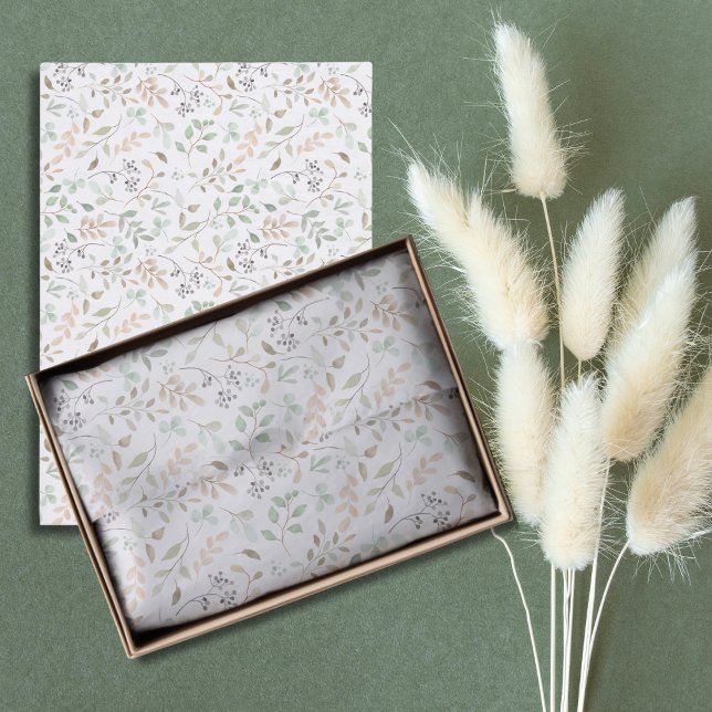 Papel De Seda Boho Flor Silvestre  (Criador carregado)
