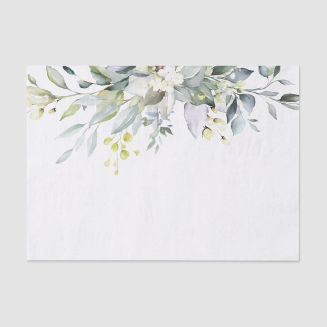 Papel De Seda Boho Floral (Frente )