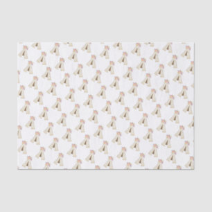 Papel De Seda Boho Floral Tribal Teepee Girl