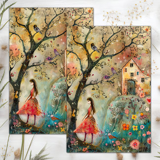 PAPEL DE SEDA BOHO FLOWGIRL DECOUPAGE