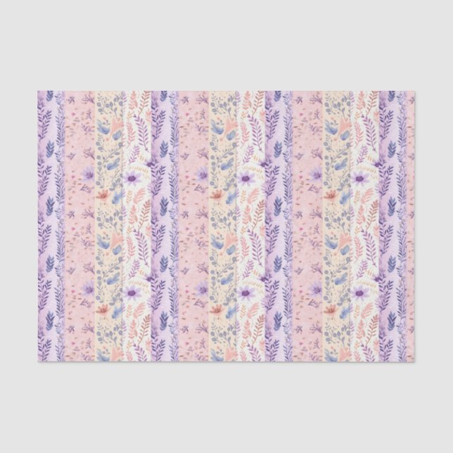 Papel De Seda Boho fofo pastel (Frente )
