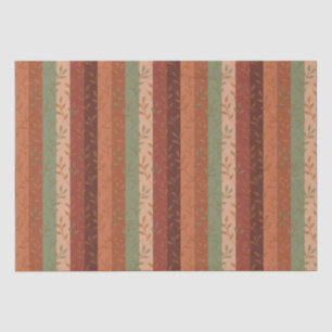 Papel De Seda Boho Leaf Pattern Rustic Home Decor