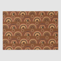 Boho Mystic Eye Rainbow Brown Fundo