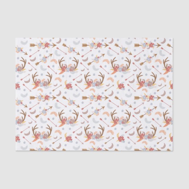 Papel De Seda Boho Pattern (Frente )