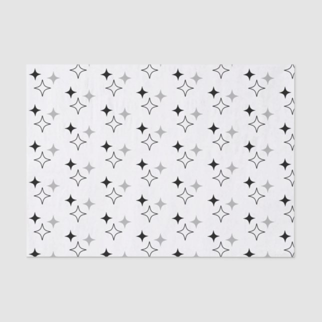 Papel De Seda Boho Sparkle Pattern (Frente )
