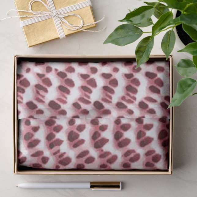 Papel De Seda Boho Weave Faux Texture-Red (Presente)