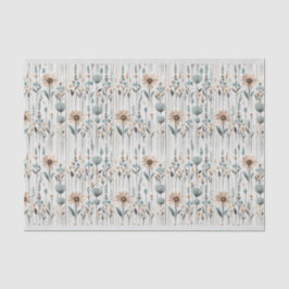 Papel De Seda Boho Wildflower
