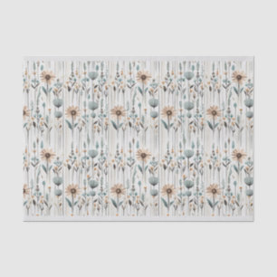 Papel De Seda Boho Wildflower