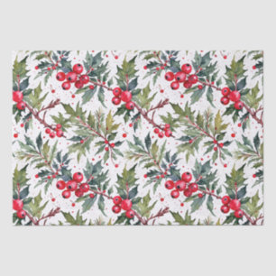Papel De Seda Boias Festivas de Holly Botânica
