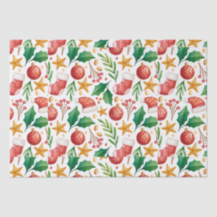 Papel De Seda Bolbos Vermelhos de Natal, Partes de Poinsettia e