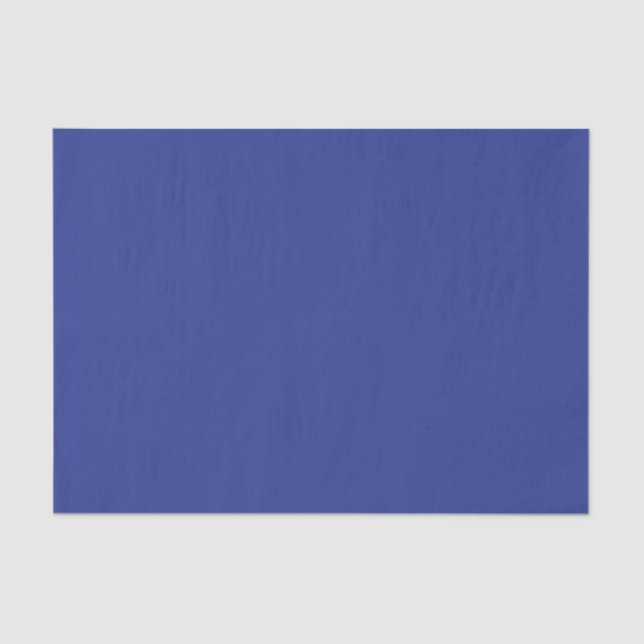 Papel De Seda Bold Minimal Wedding Invite in Deep Blue (Frente )
