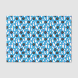 Papel De Seda Boliche Festa de aniversário da página inicial azu