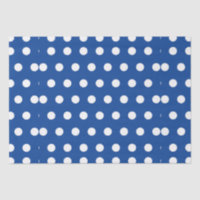 Bolinhas branca sobre fundo azul  