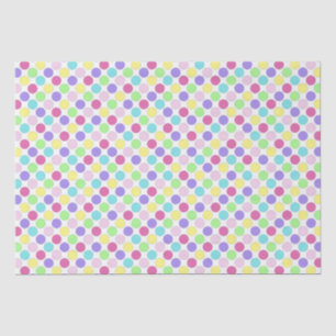 Papel De Seda Bolinhas coloridas divertidas