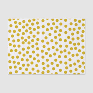 Papel De Seda Bolinhas coloridas ouro