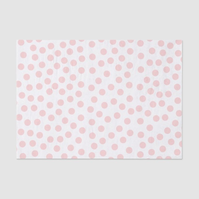 Papel De Seda Bolinhas cor-de-rosa (Frente )