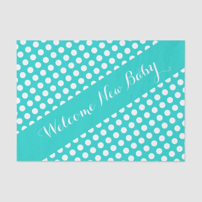 Papel De Seda Bolinhas Cute Padrão (Frente )