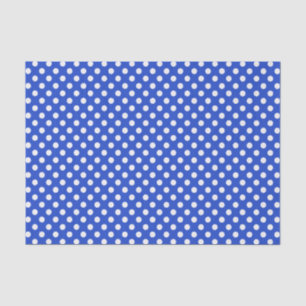 Papel De Seda Bolinhas da combinação real azul por STaylor