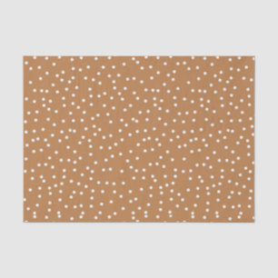 Papel De Seda Bolinhas de Confetti Brancas