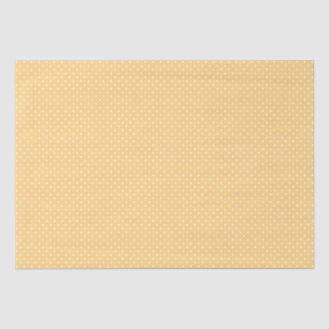 Papel De Seda Bolinhas de Papel/Pêssego (Frente )