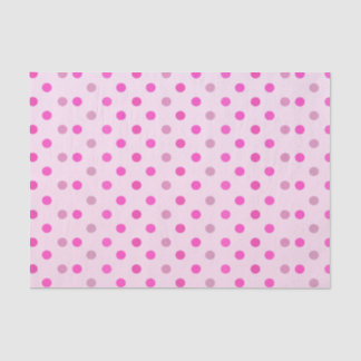 Papel De Seda Bolinhas de Pastas rosa e roxa