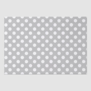 Papel De Seda bolinhas Design Silver