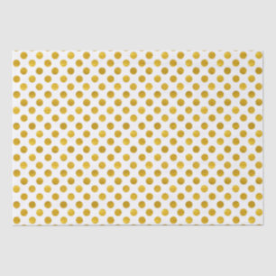 Papel De Seda Bolinhas Douradas e simples e elegantes modernas