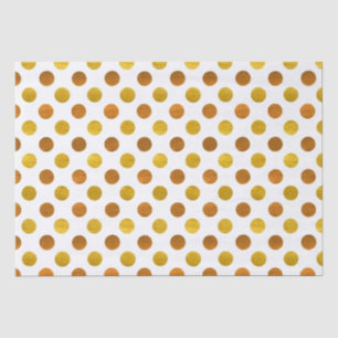 Papel De Seda Bolinhas Douradas e simples e elegantes modernas