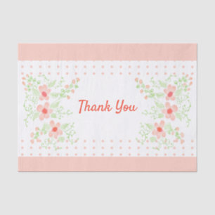Papel De Seda Bolinhas E Design Floral