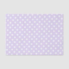 Papel De Seda bolinhas em lavanda suave