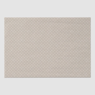 Papel De Seda Bolinhas em um bege texturizado