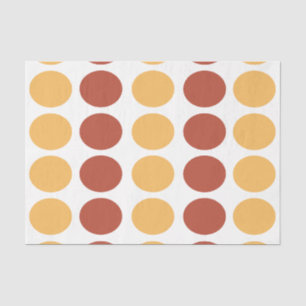 Papel De Seda Bolinhas Laranja Bolinhas