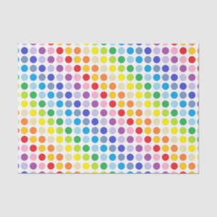 Papel De Seda Bolinhas mais largas do arco-íris do espectro