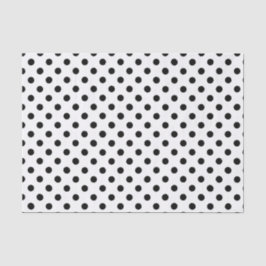 Papel De Seda Bolinhas pretas