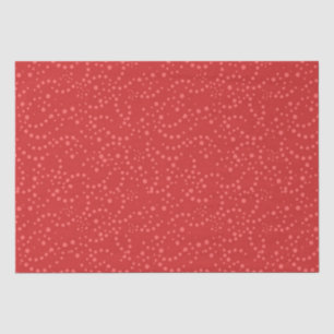 Papel De Seda Bolinhas Rosa Vermelho Festivo