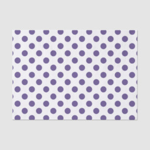Papel De Seda Bolinhas ultravioletas no branco