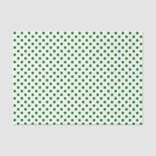 Papel De Seda Bolinhas Verde sobre o Livro Branco