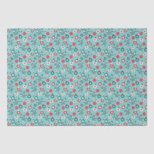 Papel De Seda Bolinhas Vermelhas, pequeno 🎄 padrão de Natal