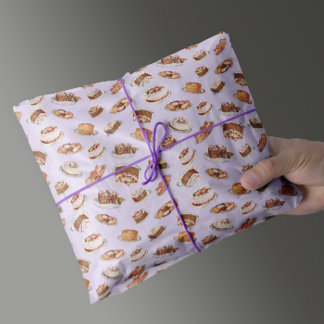 Papel De Seda Bolos De Rico Vitorianos E Doces Vintage