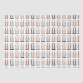 Papel De Seda Bolsa de mão clássica da costa da Nova Inglaterra 