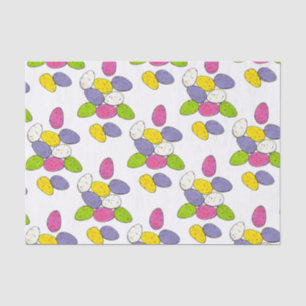 Papel De Seda Bolsa de Páscoa com manchas de ovos com manchas de