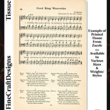 Bom Rei Wenceslau Partitura DU5 Decoupage