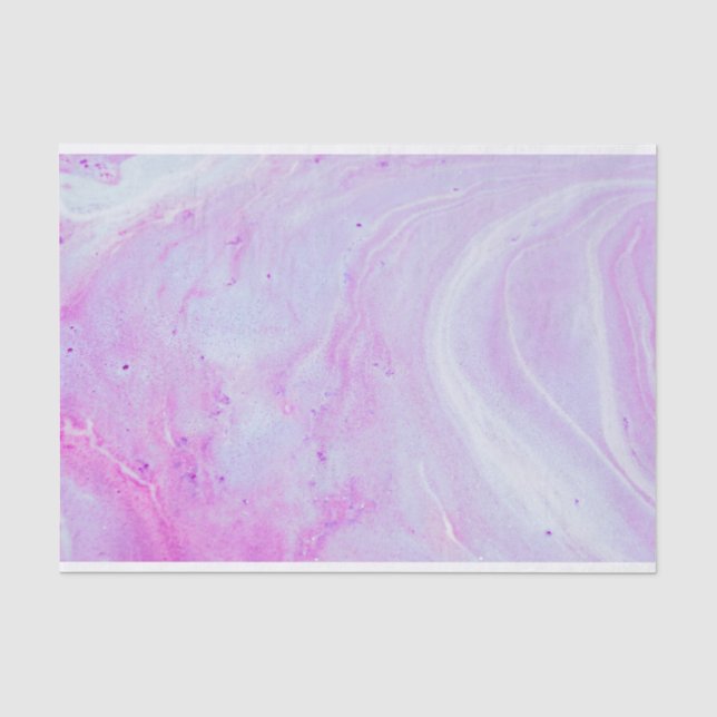 Papel De Seda Bomba de Banho Rosa (Frente )