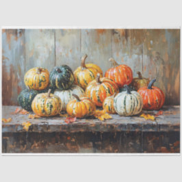 Papel De Seda Bombas de outono coloridas na página de dissociaçã