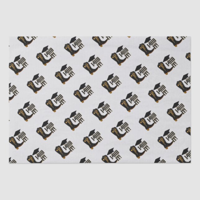 Papel De Seda Boné de Formando de Boot Cowboy e graduação de Dip (Frente )