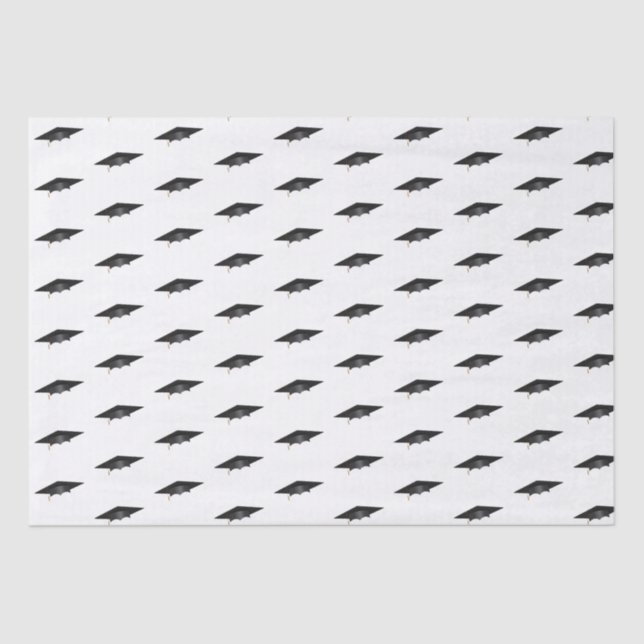 Papel De Seda Boné de formatura da Faculdade de Ensino Simples (Frente )